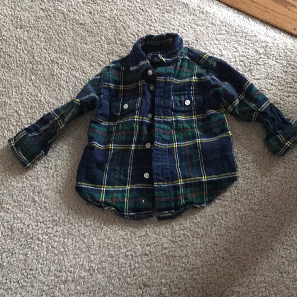 Polo Ralph Lauren button down flannel shirt